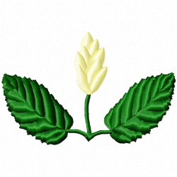 Leaves Embroidery Design 7